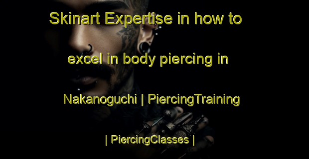 Skinart Expertise in how to excel in body piercing in Nakanoguchi | PiercingTraining | PiercingClasses | SkinartTraining-Japan
